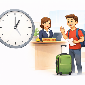 Arrivée anticipée - 13h au lieu de 17h