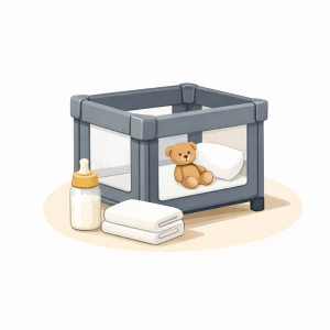 Lit bébé / lit parapluie